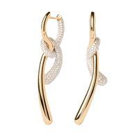 Pavé Twist Hoops